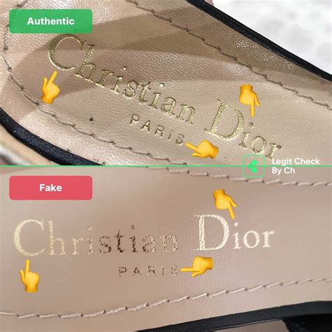 christian dior fake vs real